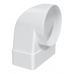 Соединитель 60мм х 204мм/Ø100мм угл плоский/круглый 620СК10КП