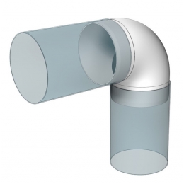 Колено Ø160мм х 90° ERA 16ККП 90