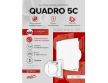 Вентилятор Ø123мм Era QUADRO 5C обратным клапаном
