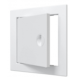 Люк 15 x 15 пластиковый EVECS с ручкой и фланцем