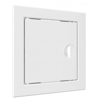 Люк 15 x 15 пластиковый EVECS с ручкой и фланцем