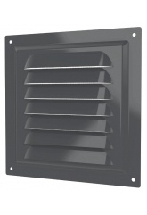 Вентиляционная решетка 150мм х 150мм ERA серая металлическая МЭ Gray