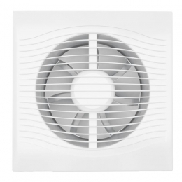 Вентилятор Ø100мм DICITI SLIM 6С White с обратным клапаном