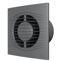 Вентилятор Ø100мм DICITI SLIM 4С Gray metal с обратным клапаном