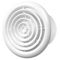 Вентилятор Ø100мм Era FLOW 4S с круглой решеткой и сеткой, на шарикоподшипниках