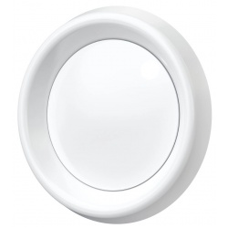 Анемостат Ø125мм Era АПВП 166х166мм, вытяжной регулируемый, белый