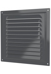 Вентиляционная решетка 200х200мм Era МЭ сталь оцинкованная, сетка, серый