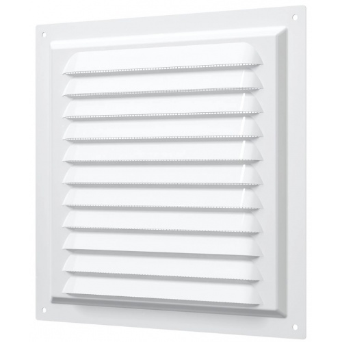 Вентиляционная решетка 200х200мм Era МЭ сталь оцинкованная, сетка, белый купить в интернет магазине Санрай73