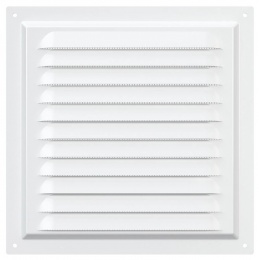 Вентиляционная решетка 200х200мм Era МЭ сталь оцинкованная, сетка, белый
