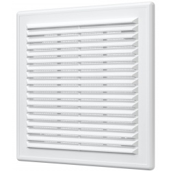 Вентиляционная решетка 209х209мм Era Р разъемная, сетка, белый