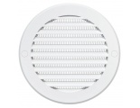 Вентиляционная решетка Ø161мм Era РКС фланец Ø125мм, сетка, белый