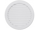 Вентиляционная решетка Ø196мм Era РКС фланец Ø160мм, сетка, белый