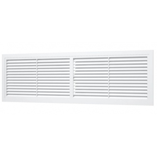 Вентиляционная решетка 455х133мм Era РП разъемная, переточная, белый купить в интернет магазине Санрай73