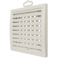 Вентиляционная решетка 150х150мм Era РРП разъемная, регулируемая, слоновая кость