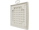 Вентиляционная решетка 150х150мм Era РРП разъемная, регулируемая, слоновая кость