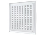 Вентиляционная решетка 250х250мм Era РРП разъемная, регулируемая, белый