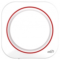 Вентилятор Ø100мм Era Disc 159х159мм, обратный клапан, белый