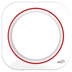 Вентилятор Ø100мм Era Disc 159х159мм, обратный клапан, белый