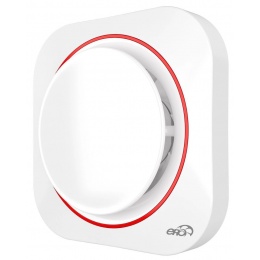 Вентилятор Ø100мм Era Disc 159х159мм, обратный клапан, белый