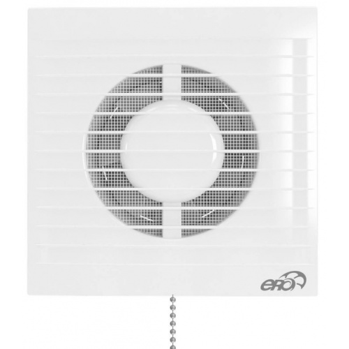 Вентилятор Ø100мм Era E 160х160мм, антимоскитная сетка, обратный клапан, выключатель, белый купить в интернет магазине Санрай73