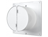 Вентилятор Ø125мм Era E 180х180мм, антимоскитная сетка, обратный клапан, белый