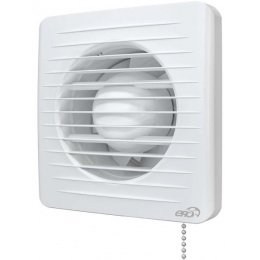 Вентилятор Ø100мм Era Era 150х150мм, сетка, выключатель, белый