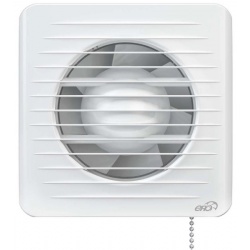 Вентилятор Ø100мм Era Era 150х150мм, сетка, обратный клапан, выключатель, белый