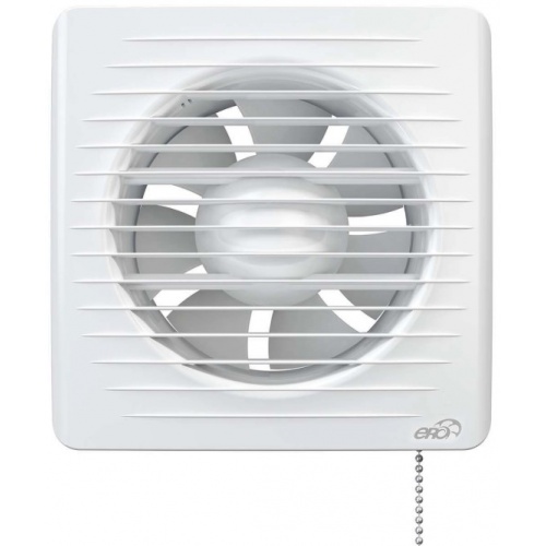 Вентилятор Ø125мм Era Era 175х175мм, сетка, выключатель, белый купить в интернет магазине Санрай73