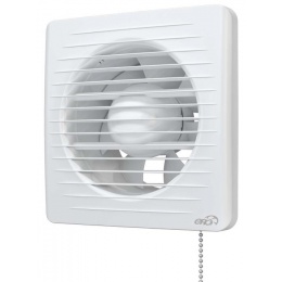 Вентилятор Ø125мм Era Era 175х175мм, сетка, выключатель, белый