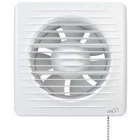 Вентилятор Ø125мм Era Era 175х175мм, сетка, обратный клапан, выключатель, белый