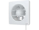 Вентилятор Ø125мм Era Era 175х175мм, сетка, обратный клапан, выключатель, белый
