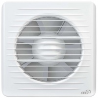 Вентилятор Ø125мм Era Era 175х175мм, сетка, обратный клапан, белый
