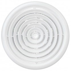 Вентилятор Ø100мм Era Flow 143х143мм, антимоскитная сетка, белый