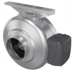 Вентилятор Ø100мм Era Pro Mars 243х243мм, канальный, на кронштейне, сталь оцинкованная