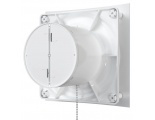 Вентилятор Ø100мм Era Quadro 172х172мм, обратный клапан, выключатель, белый