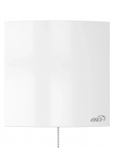 Вентилятор Ø125мм Era Quadro 200х200мм, выключатель, белый