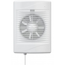 Вентилятор Ø125мм Era Standard 180х250мм, выключатель, антимоскитная сетка, белый