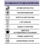 Вентилятор Ø125мм Era Standard 180х250мм, выключатель, белый