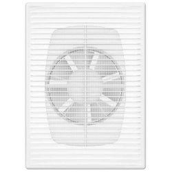 Вентилятор Ø125мм Auramax B 183х253мм, сетка, белый