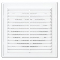 Вентилятор Ø100мм Auramax C 150х150мм, сетка, белый