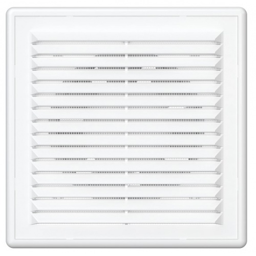 Вентилятор Ø100мм Auramax C 150х150мм, сетка, белый купить в интернет магазине Санрай73