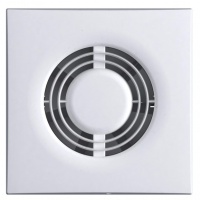 Вентилятор Ø100мм Auramax D 160х160мм, белый