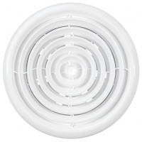 Вентилятор Ø125мм Auramax RF 164х164мм, сетка, белый