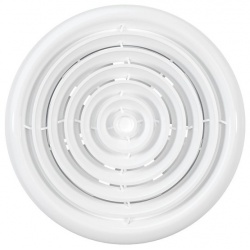 Вентилятор Ø125мм Auramax RF 164х164мм, сетка, белый
