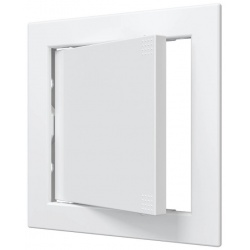 Люк ревизионный 168х168мм Auramax AD, фланец 146х146мм, нажимной, пластиковый белый