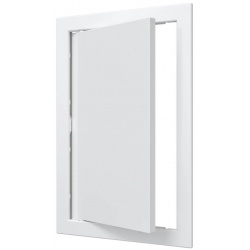 Люк ревизионный 218х318мм Auramax AD, фланец 196х296мм, нажимной, пластиковый белый