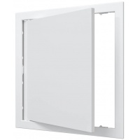 Люк ревизионный 318х318мм Auramax AD, фланец 296х296мм, нажимной, пластиковый белый