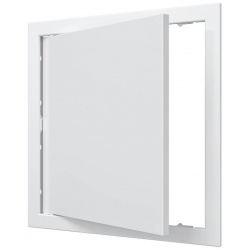 Люк ревизионный 318х318мм Auramax AD, фланец 296х296мм, нажимной, пластиковый белый