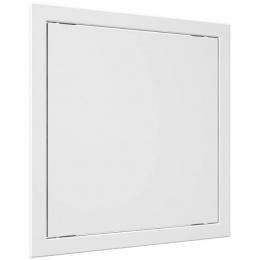 Люк ревизионный 318х318мм Auramax AD, фланец 296х296мм, нажимной, пластиковый белый