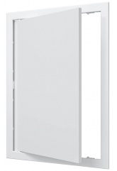 Люк ревизионный 418х318мм Auramax AD, фланец 296х396мм, нажимной, пластиковый белый